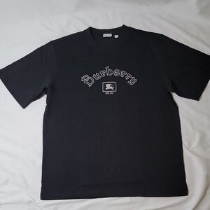 Burberry Black Graphic Logo Short Sleeve Tee